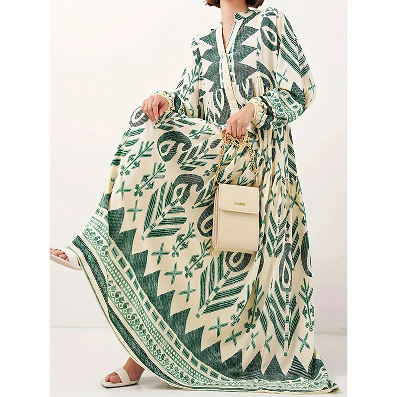 

Элегантный мусульманский зеленый халат, дышащий и легкий, удобный в ношении, подходит для путешествий и дома