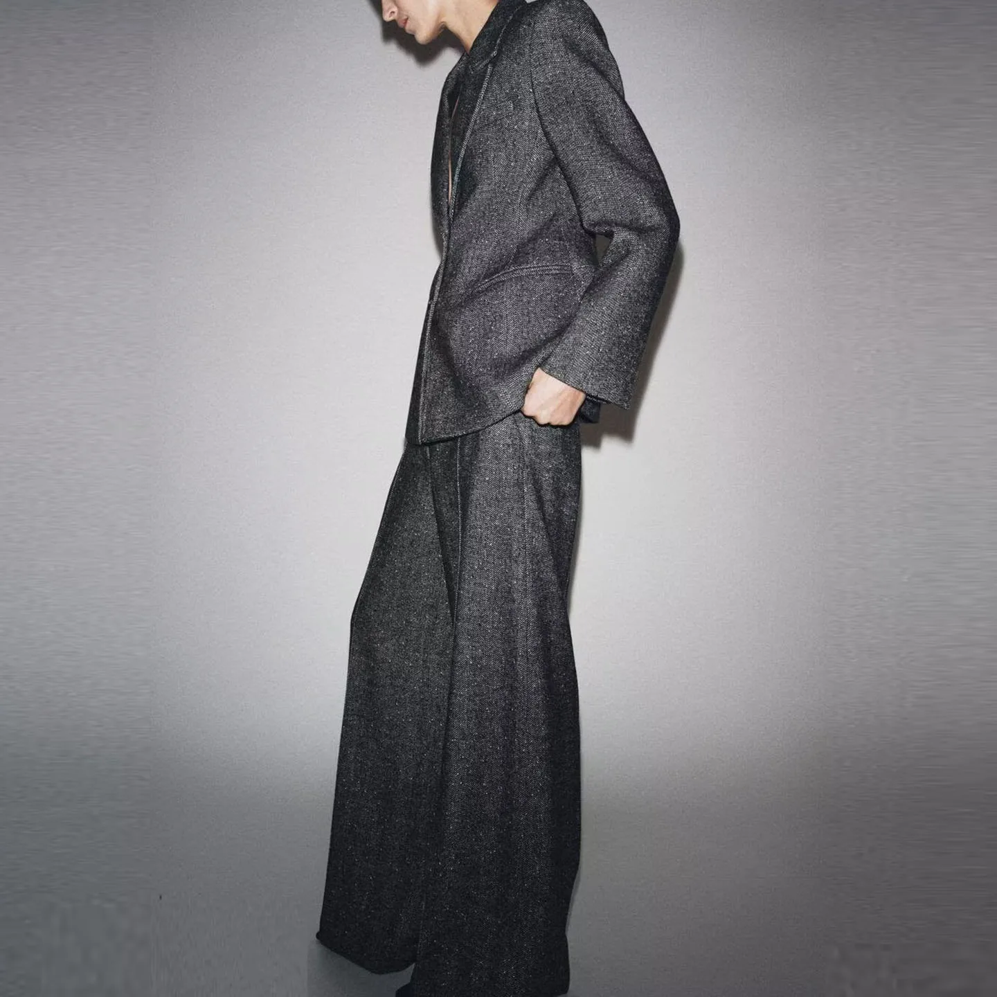 Abito da donna Jaet e pantaloni Set lungo Sve Pure Color European Sle Faionable Collezione autunnale Z Brand