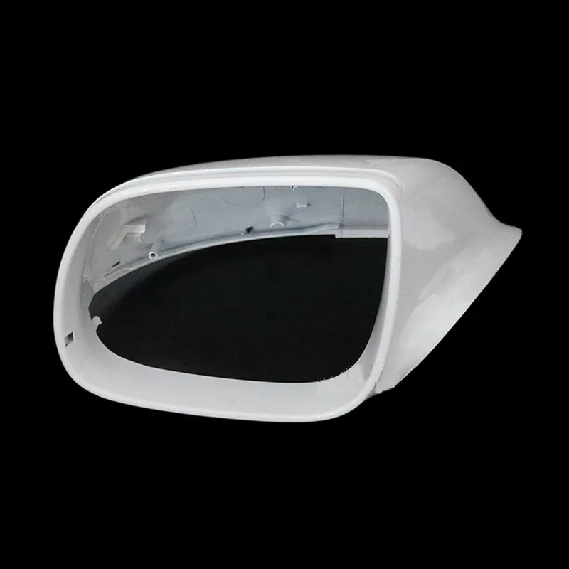 White Side Mirror Cover Caps for Audi Q5 8R Q7 4L SQ52010-2015 Auto replace 2011 2012 2013 2014 with hole/ no hole left right