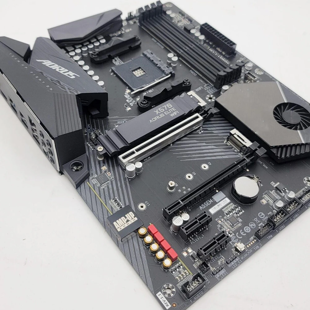 Imagem -04 - Placa-mãe Aorus Elite Wifi Desktop Mainboard Atx X570 4x Ddr4 128gb