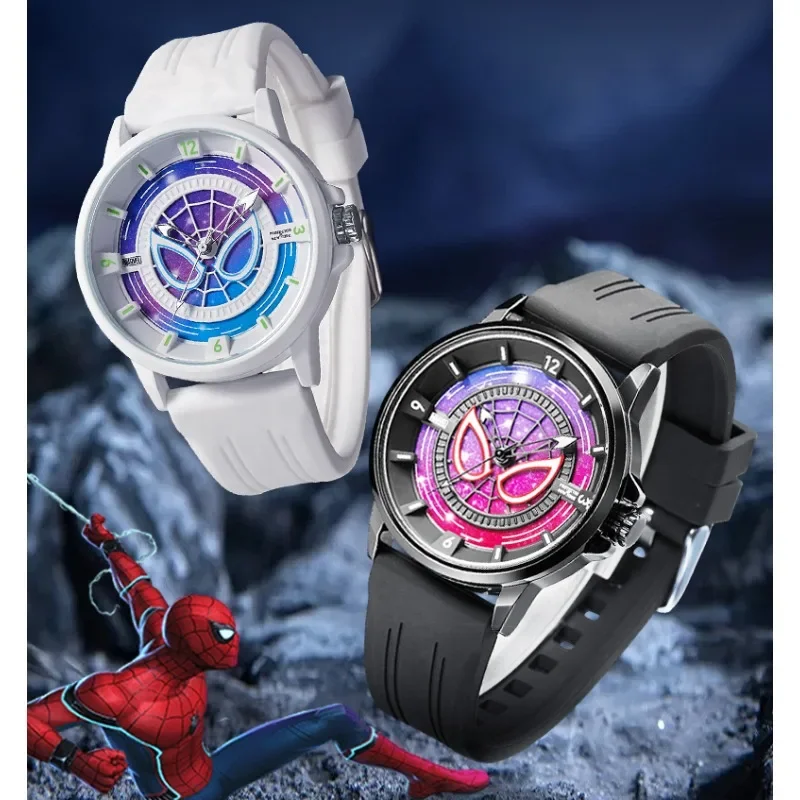 Reloj articulado de animación genuino de Disney Relojes impermeables Spider-Man