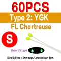 60 piezas YGK S FLC