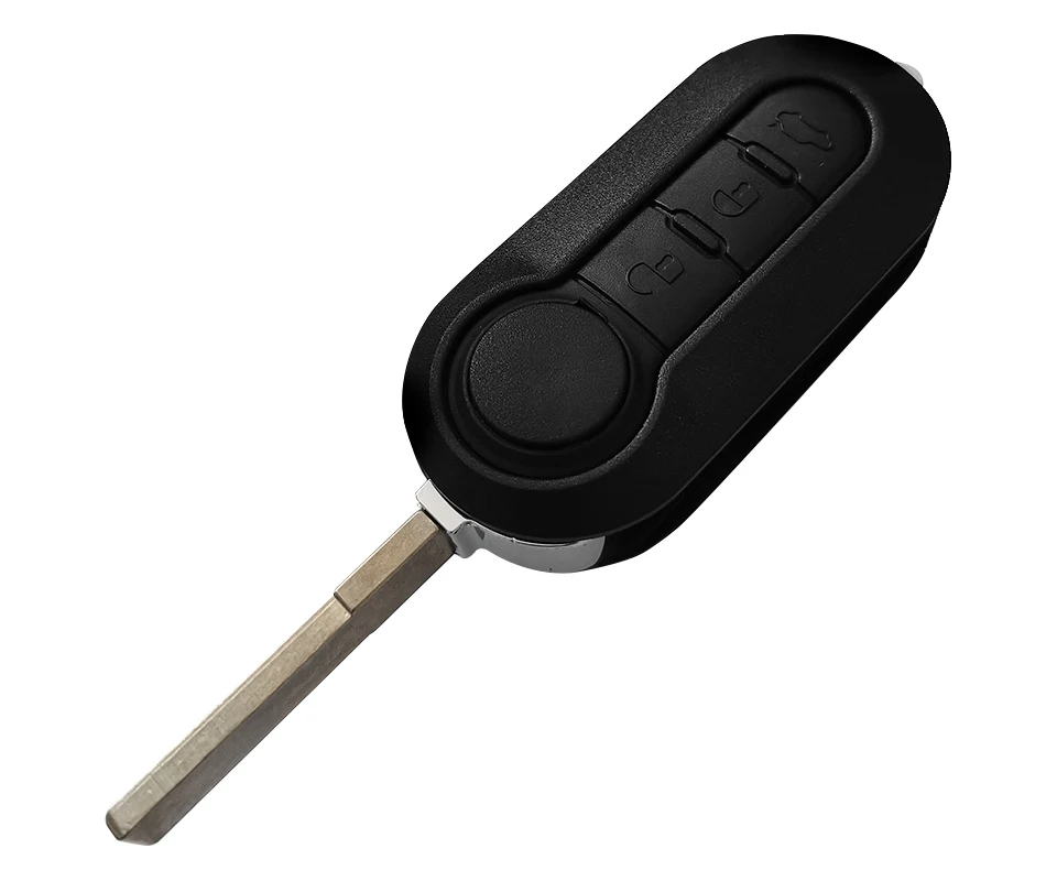 XNRKEY-carcasa de llave remota abatible para Fiat 500, Panda, Punto, Bravo, Stilo, Ducato, Citroen Jumper, Peugeot Boxer, funda de llave abatible de repuesto