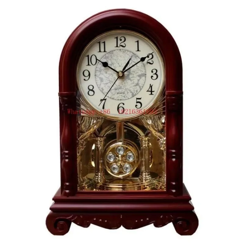 Limited Offer Living Room Large Retro Decoration Desktop Clock European Retro Creative Home Clock