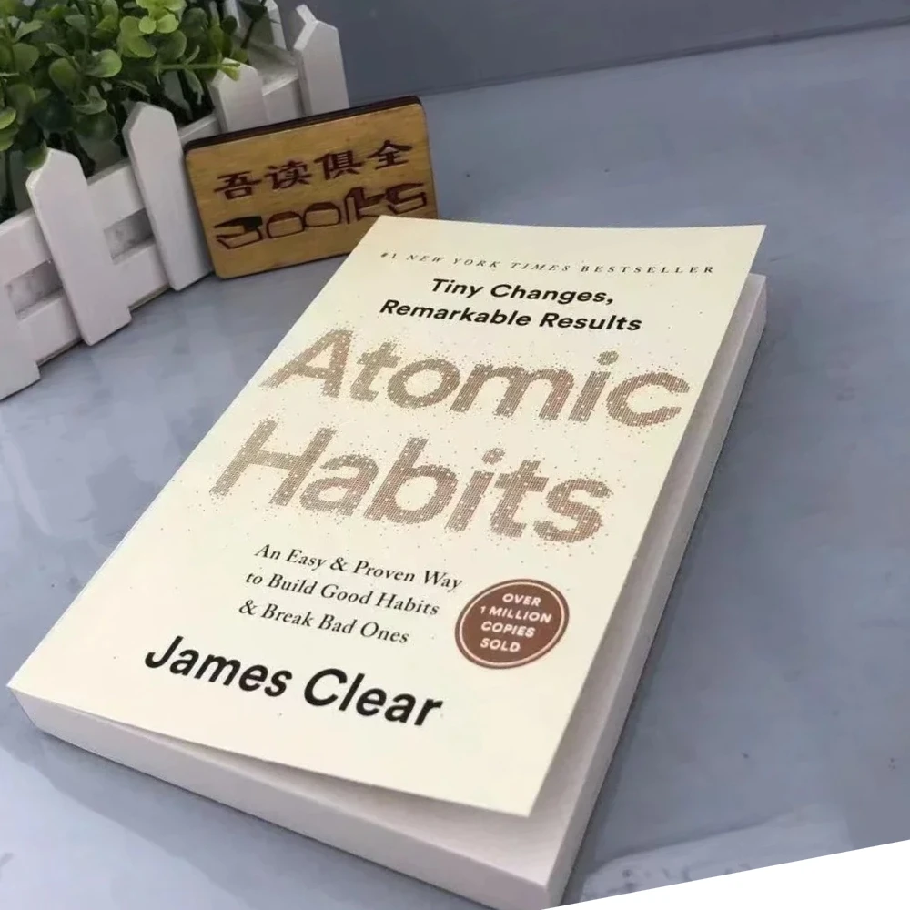 العادات الذرية بقلم جيمس واضحة طريقة ثابتة سهلة لبناء عادات جيدة كسر سيئة كتب التحسين الذاتي للإدارة الذاتية