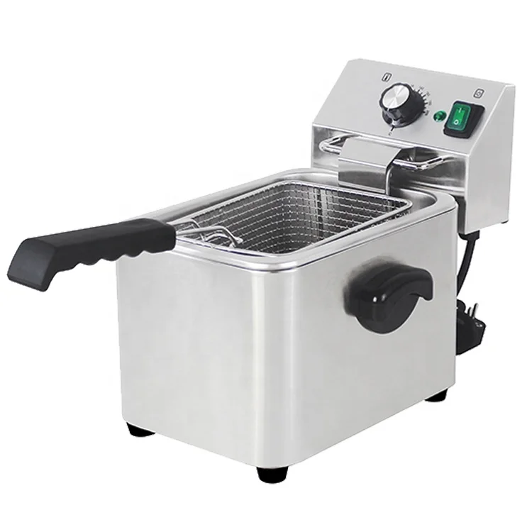 4L Electric Commercial Industrial Restaurant Hot Dog Potato Chips Fish Fried Equipment Domestic Deep Fryer