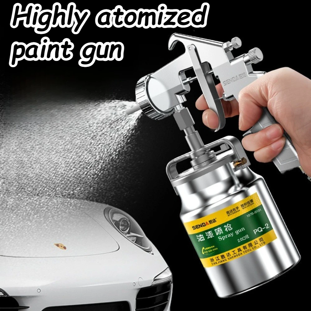 ปืนพ่นสีขนาดเล็ก ปืนพ่นสีแบบพกพาที่มีการฉีดพ่นสูง ออกแบบมาเป็นพิเศษสำหรับสีลาเท็กซ์ ชุดเครื่องมืออเนกประสงค์