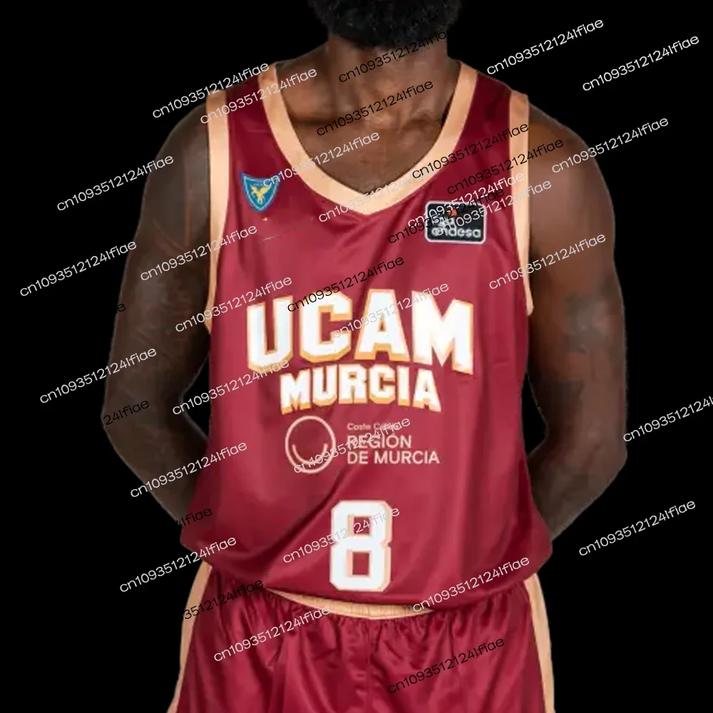 UCAM Murcia 26/27 Basketball Home Game Jersey, Fan Special Jersey Kit, Spanish Basketball Jersey, Quick-drying Sports Vest