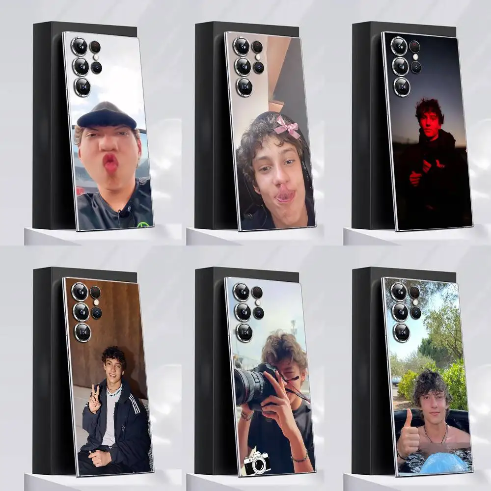 

Phone Case For Samsung S30,S25,S24,S23,S21,S22,S20,S10,5G,FE,lite,PIus,Ultra K-Kimi Antonelli Transparent Cover