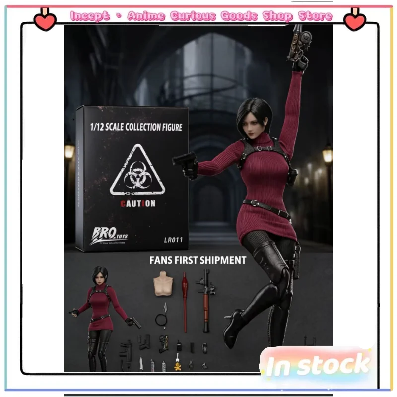 

In Stock Original Female Spy LR-011 Ada with Movable Eyes LR011 Commoner 1/12 Movable Doll Collection Birthday Gift