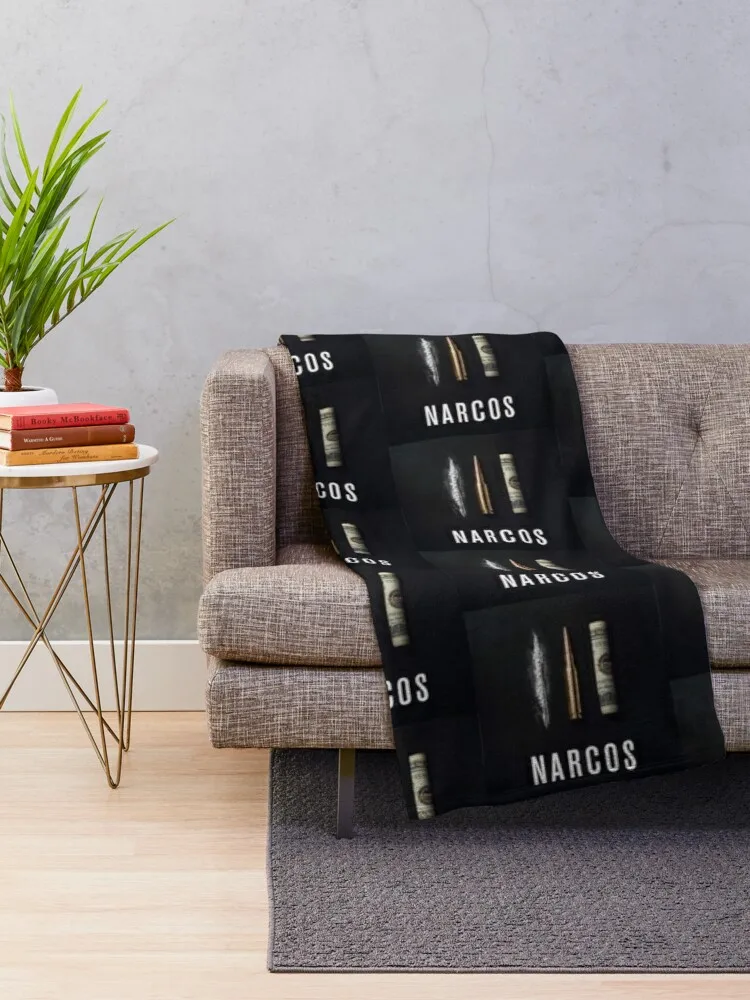 Narcos Throw Blanket Decorative Sofa Blankets Big Thick Furry Couple Blanket Dorm Room Essentials