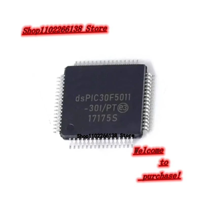 DSPIC30F5011-30I/PT DSPIC30F5011 TQFP-64 Chip IC 1pcs/lot