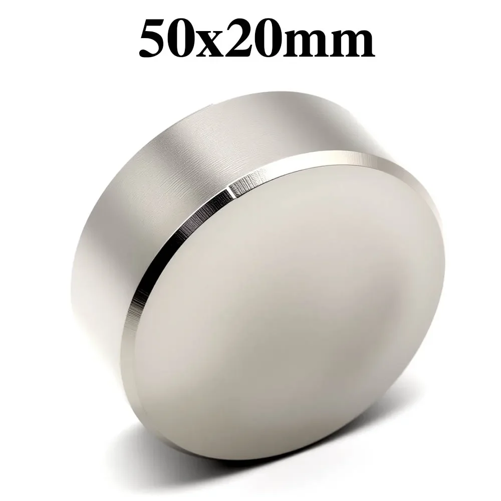 

50x20mm Super Powerful Round Magnet Neodymium Magnet NdfeB N35 Strong Permanent Magnetic imanes Refrigerator Magnet