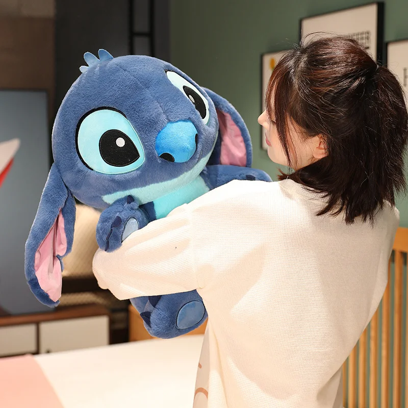 HQ Disney Lilo & Stitch Plush Stitch Stuffed Dolls Toys Pink Lilo Plush Dolls Stitch Toys Models Cute Boy Girl Birthday Gift