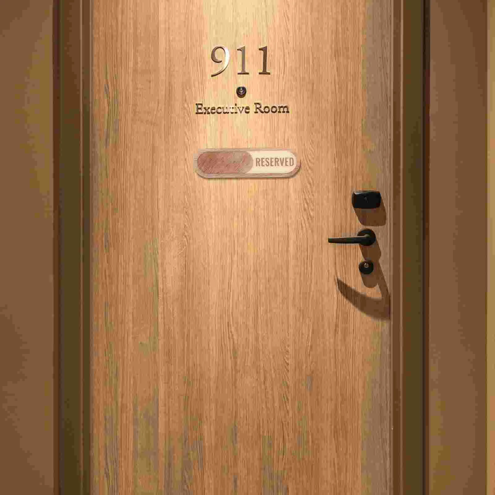 Private Room Reservation Sign Busy Reserved for The Bathroom Door Signage Meeting Progress Acrylic Indicator