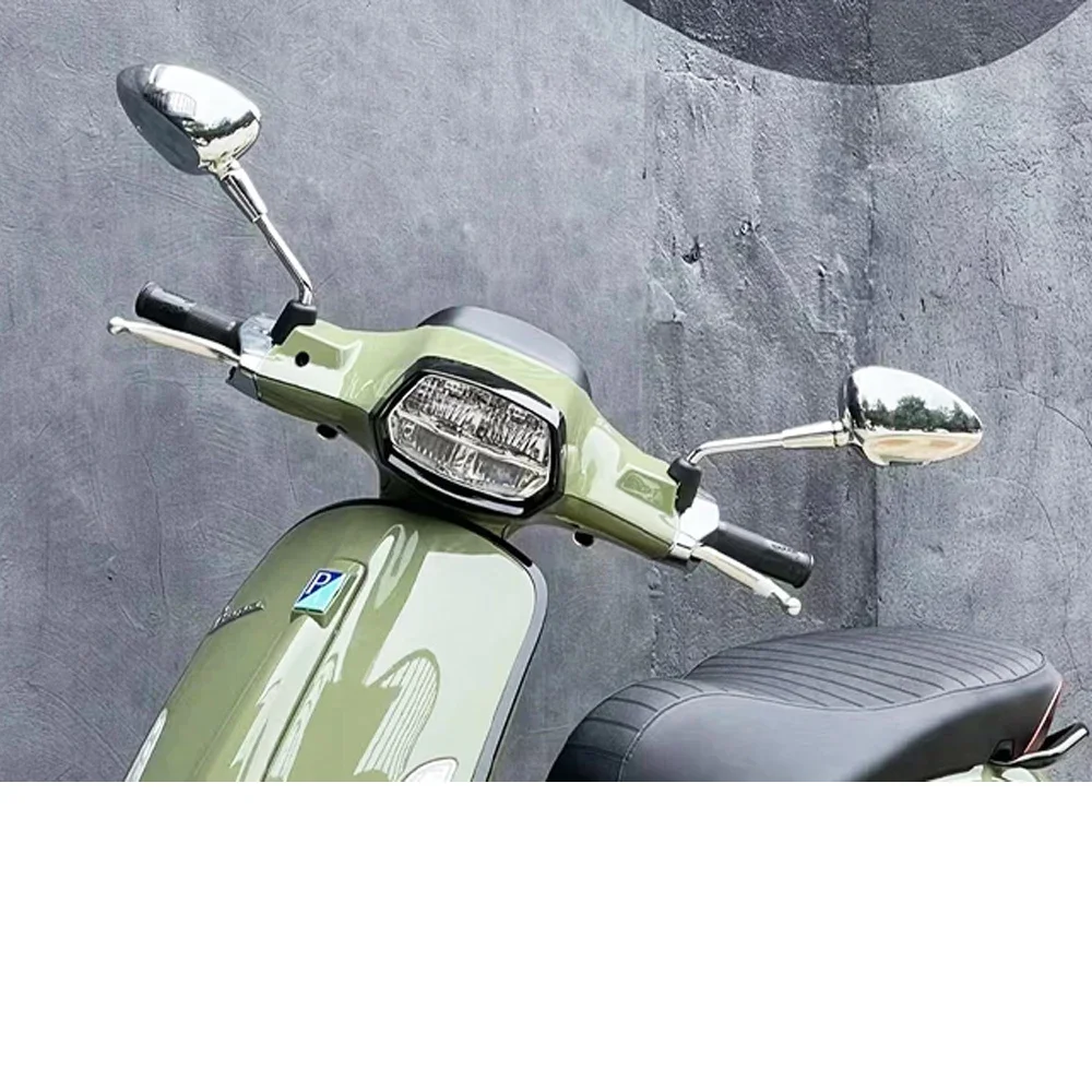 For VESPA Sprint 150  Primavera 150 GTS/GTV300 GTV6 Days High quality rearview mirror modified silver reflector rearview mirror