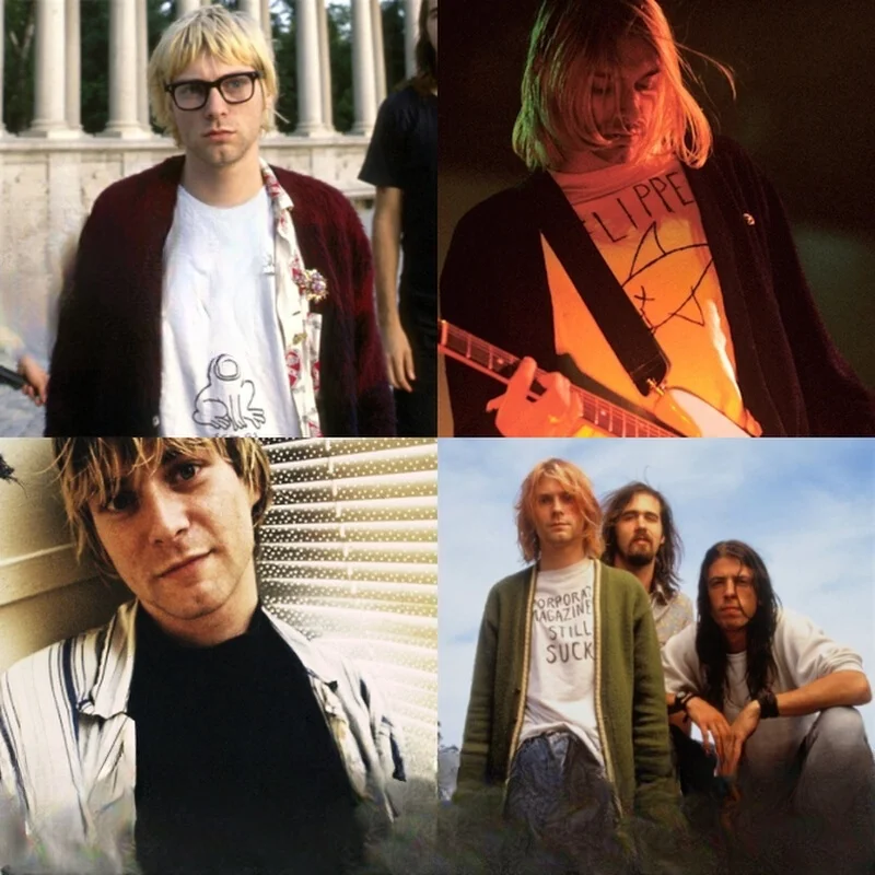 

Курт Кобейн Same Nirvan Rock Peripheral Nirvana Band Love Американская футболка с короткими рукавами