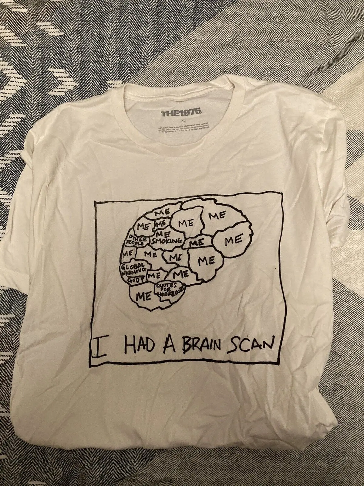 The 1975 2023 Tour T Shirt Xl New Brain Scan