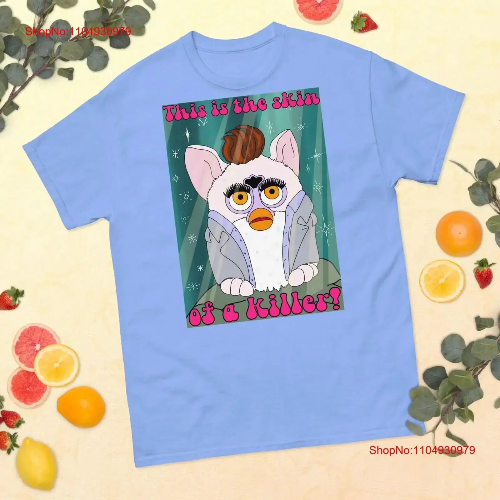 

Twilight Furby T Shirt Skin Of A Killer Edward vintage Washed Slightly Versatile Casual designer clothes Stretched fashion