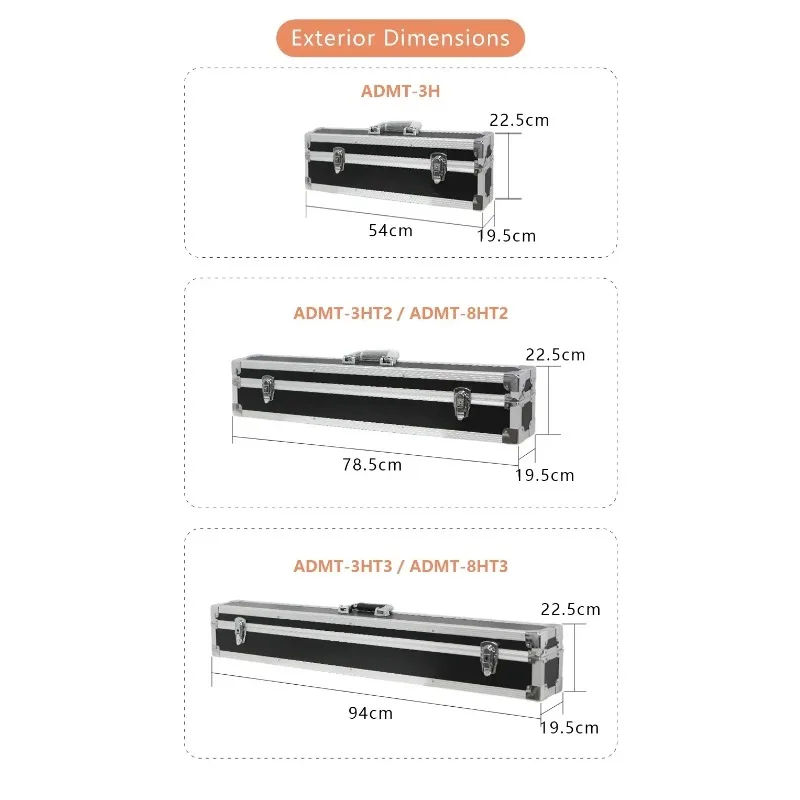 p-eiqiNEW AD-MT 3H/3HT2/3HT3 300m Meter Automatic Map Ground Wireless Water Detector Locator 100m/200m/300m Freely Adjustable