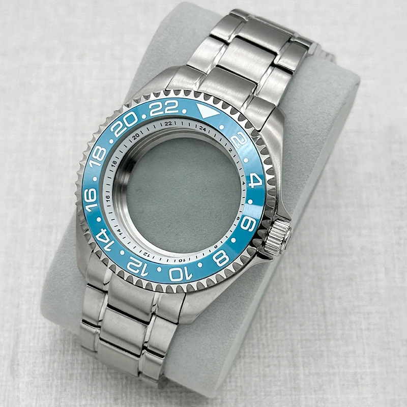 42mm SKX007 Case SKX Watch Case With Strap And Slanted bezel Compatible With 28.5mm Dials And NH35 NH36 NH38 4R35 7S26 Movement