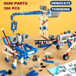 9686 Technical Building Blocks Parts Kit Physical Mechanical Enlightenment Educational DIY Power Function Bricks Kids Toys Gift