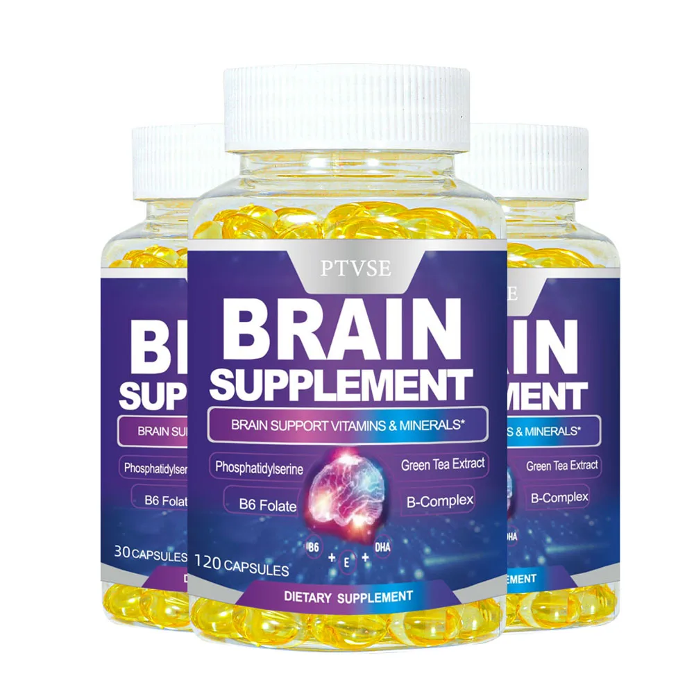 Nootropic Brain Supplement Capsules Improves Brain Memory Natural Neurocognitive Enhancement Brain Booster Supplements