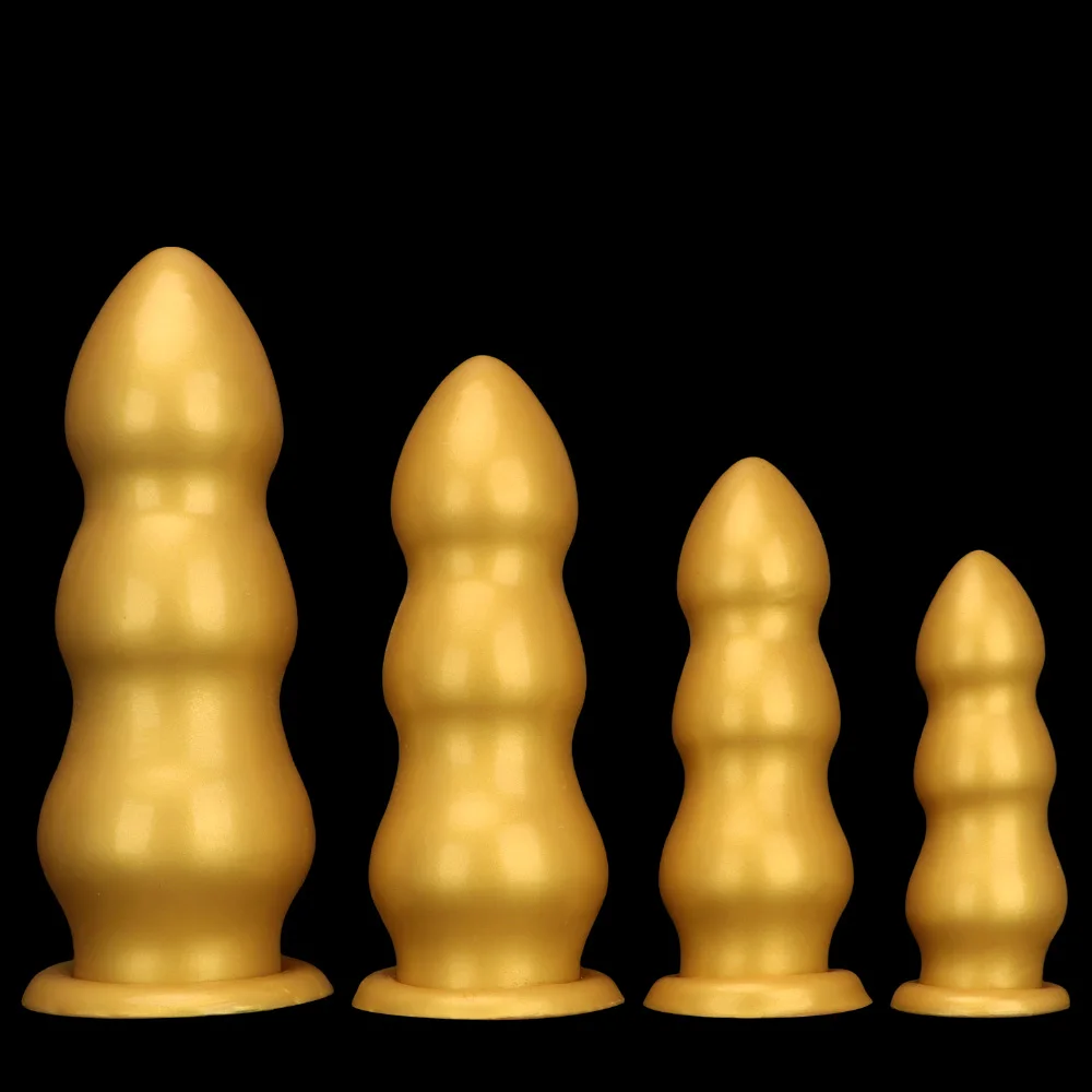 Thick Soft Anal Plug Silicone Oversized Dildo Pleasure Fantasy Prostate Massager SM Adult Sex Toys for G-spot Butt Masturbator