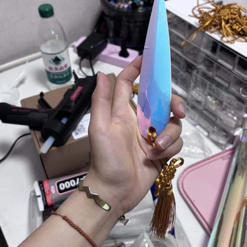 Película de Anime KPop Demon Hunters HUNTR/X Zoey Cosplay Prop impresión 3D dardo láser 3 unids/set accesorios juego de rol ornamento regalo