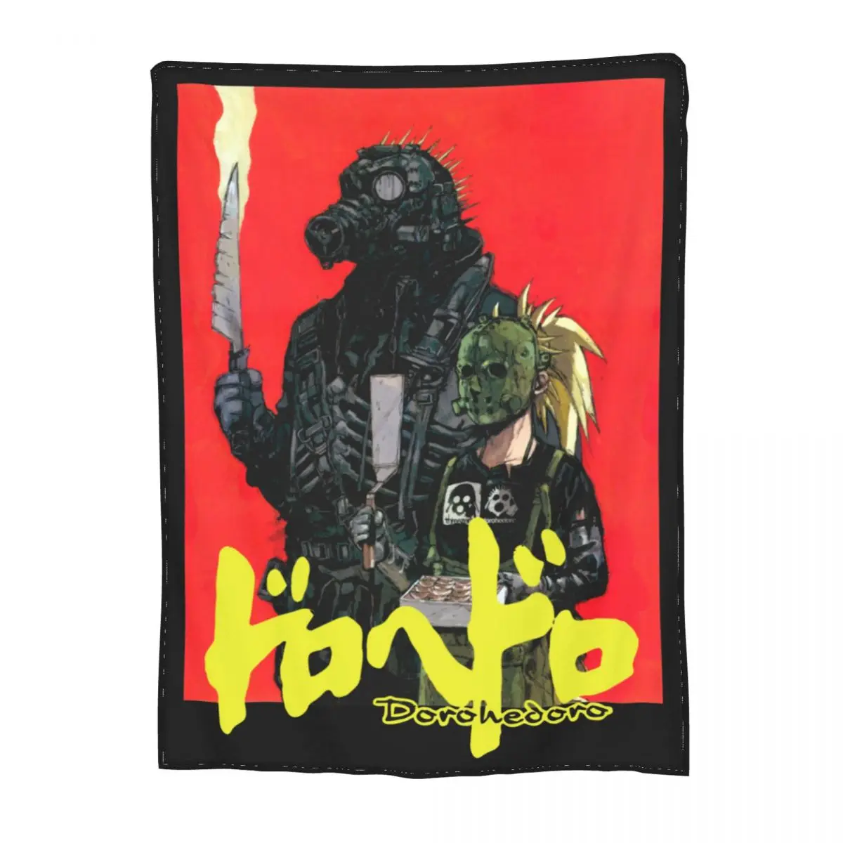 Relax Dorohedoro Anime Kaiman Caiman Blanket Accessories Room Decorative Blanket Throw Super Warm Fleece for Couch