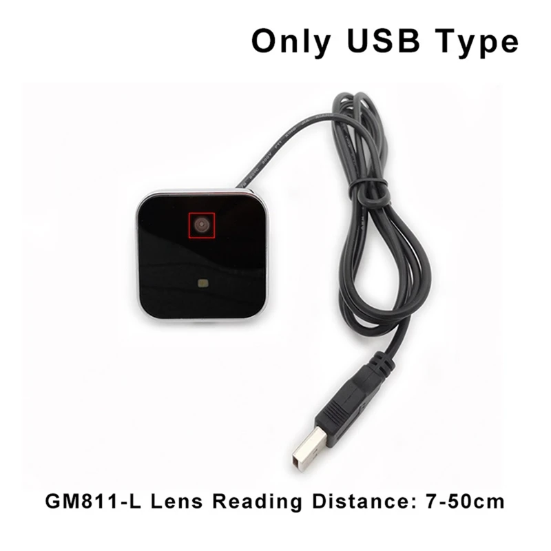 GM811 Series DC5V Scanner Module USB/UART Interface Qr Code Scanner Module Scanner Module Support Windows PDF417 A