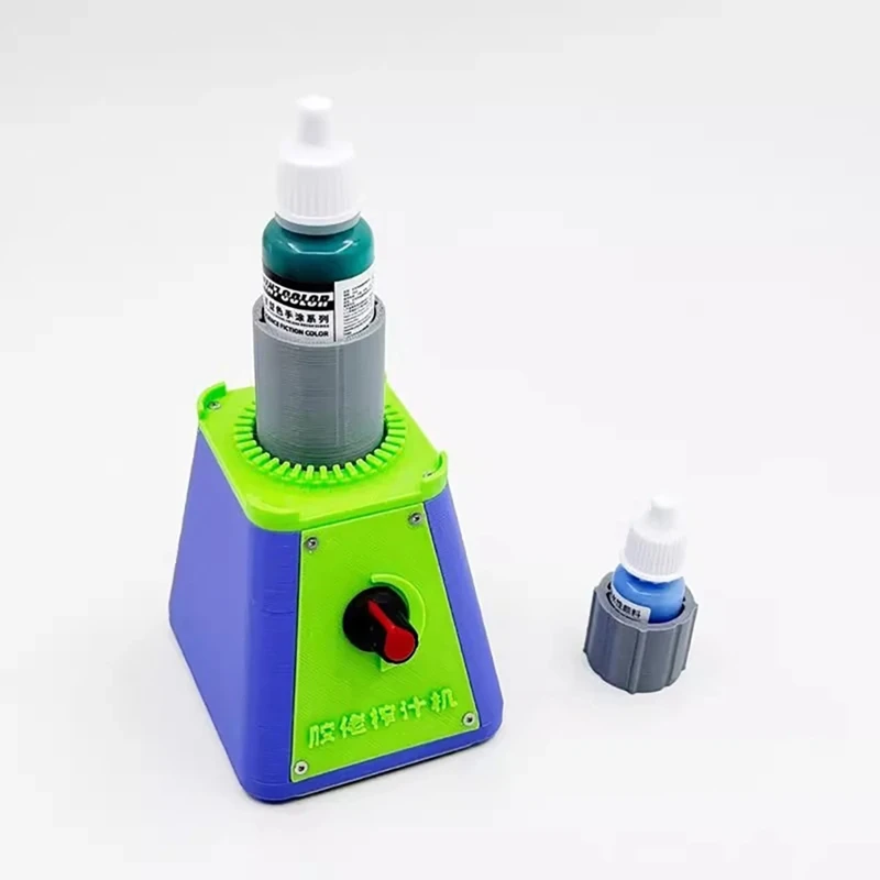 Mezclador agitador de pintura eléctrico: velocidad variable, diseño microexcéntrico para pinturas modelo (para botellas de 19/25 mm) -SPMI