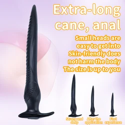 Super Long PVC Anal Dildo Prostate Massager Butt Plug For Stimulation Anus Sex Toys Dilator Big Anal Plug for Unisex Sexual Shop