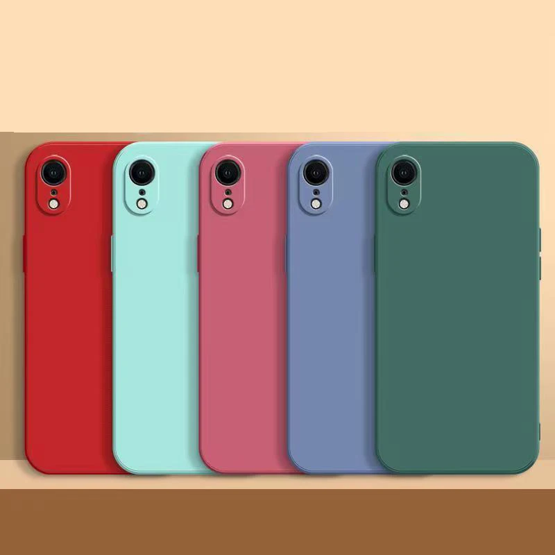 Original Liquid Silicone Case For iphone XR X Xs Max Shockproof TPU Silicone Protective Phone Back Cover For iphone X XR Xs Max
