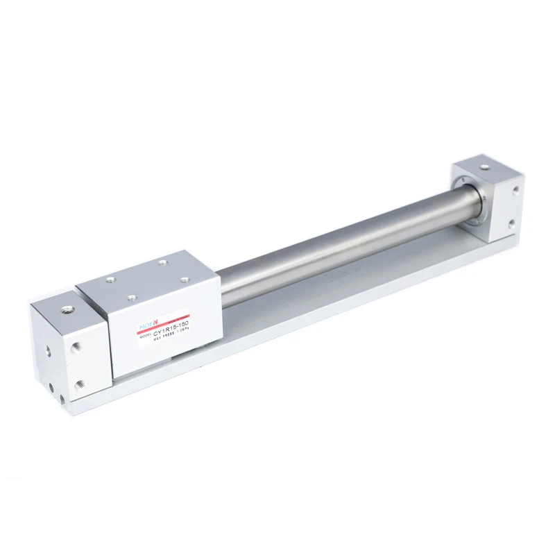 HOEN Pneumatic SMC type CY1R CY3R Rodless Pneumatic Cylinder For Air Compressor Long Stroke Magnetic Rodless Dipole Cylinder