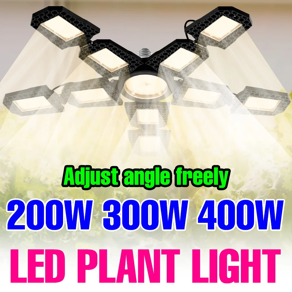 

400W Full Spectrum LED Plant Grow Light Bulb E27 Indoor Seeding Cultivation Lights Greenhouse Tent Vegs Hydroponic Fill Lighting