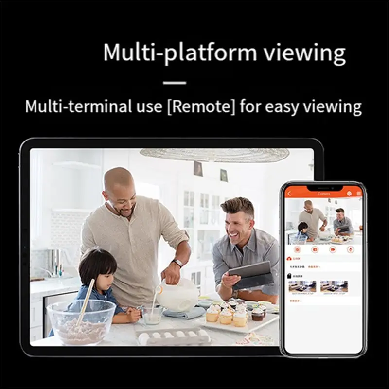 Home Security Cam Mini Wifi Camera 1080P HD Smart Surveillance Module With Motion Detection& Remote Monitoring Functionality
