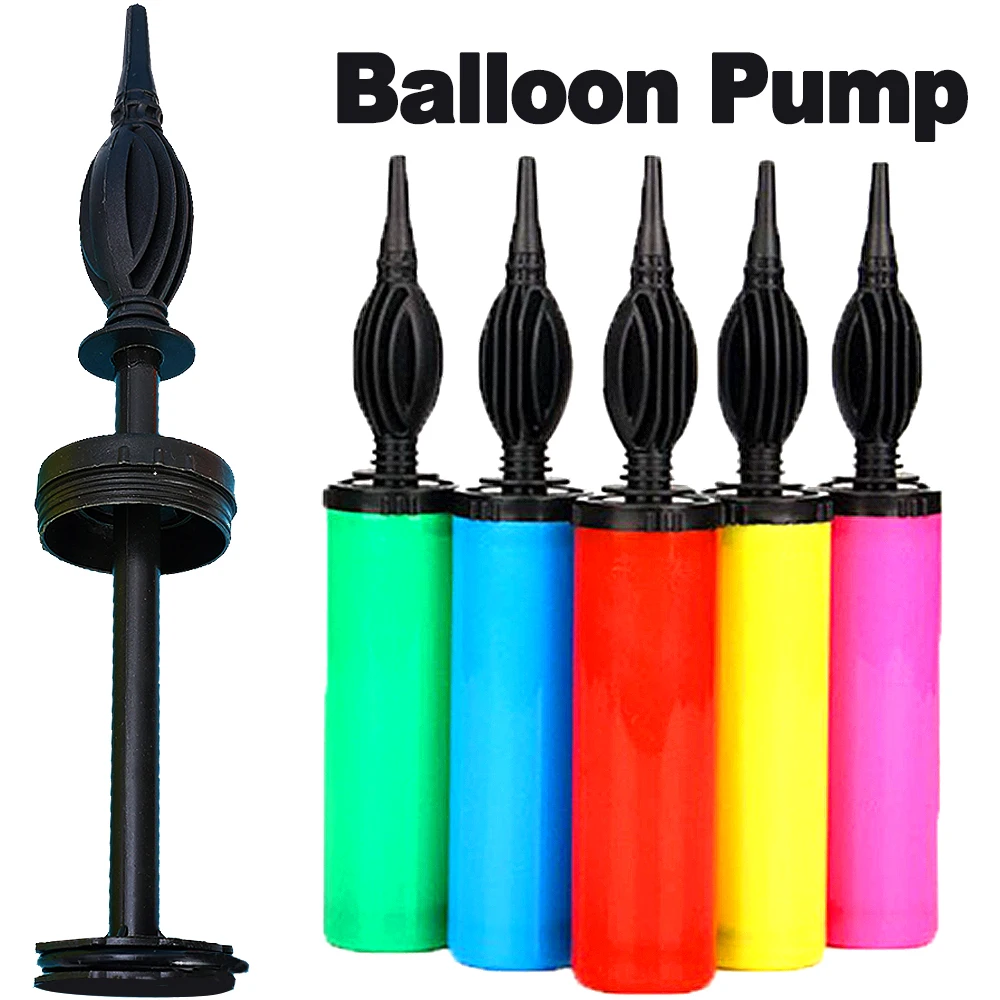 Balloon Pump Hand Push Balloon Inflater Birthday Party Wedding Supplies Quality Ballons  Air Pump Accessories Home Decoration