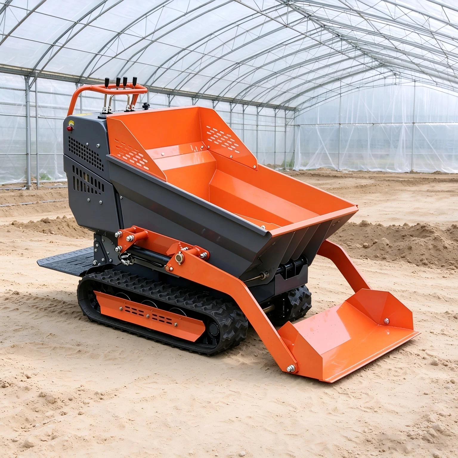 Trustworthy machine Multi‑scenario mini crawler backfill dumper crawler vineyard dumper Side tip dumper