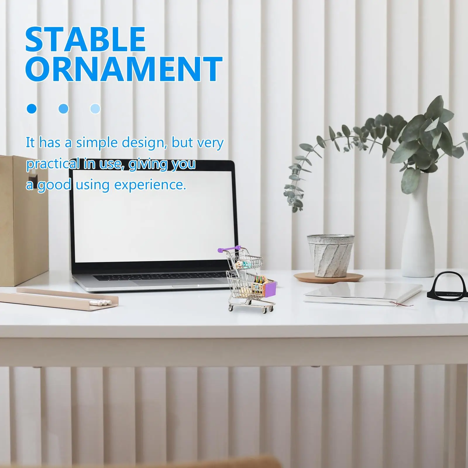 

Mini Shopping Cart Miniature Small Toy Toys Metal Supermarket Alloy Trolley Baby for Babies