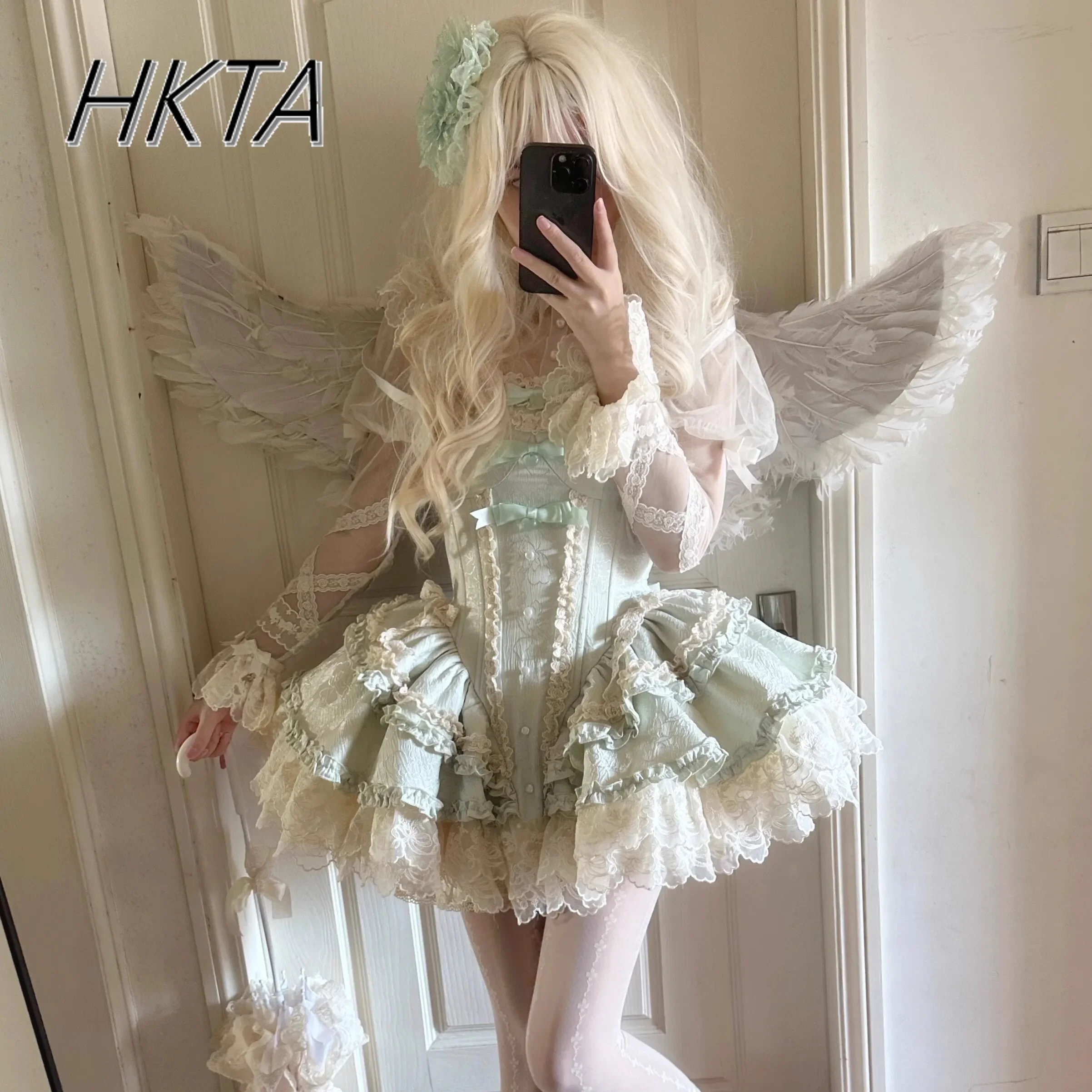 Ballet Dancing Dress Lolita Fishbone Jsk Puffy Dress 2025 Summer New Daily Princess Sweet Girls Birthday Party Princess Dresses