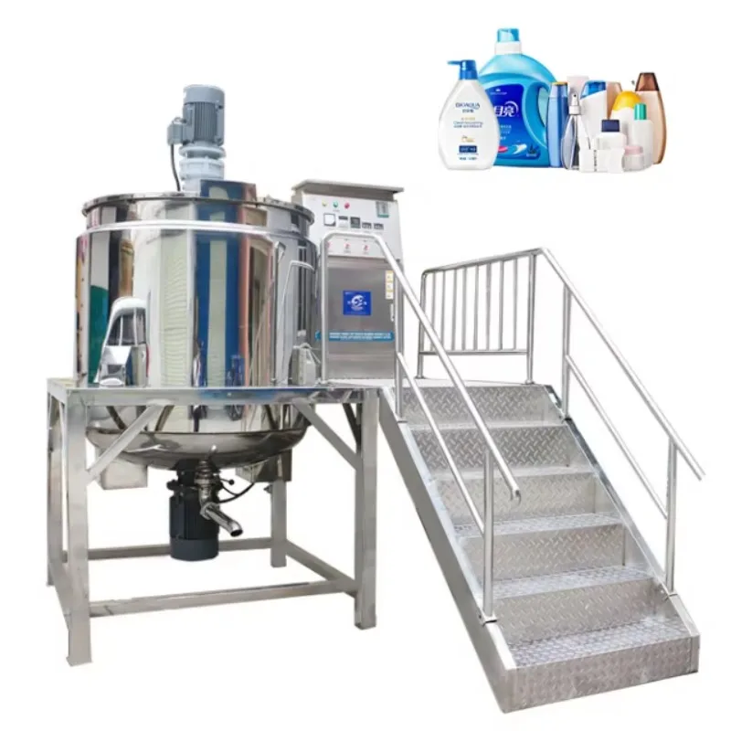 Stainless Steel Blender Mixer Industrial Mixing Tanks Liquid Soap Shampoo Detergent Making Machine