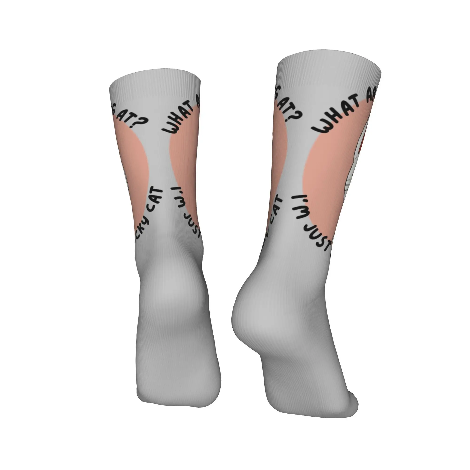 Skarpety DanDaDan, graficzne skarpety modowe, zimowe skarpety antypotne, miękkie skarpety do biegania dla par