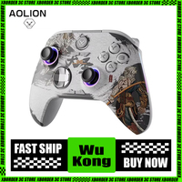 Aolion Wukong Gamepad Three Mode Rgb Hall Trigger Joystick Game Bluetooth Wireless Controller For Switch Pc Gamer Accessory Gift