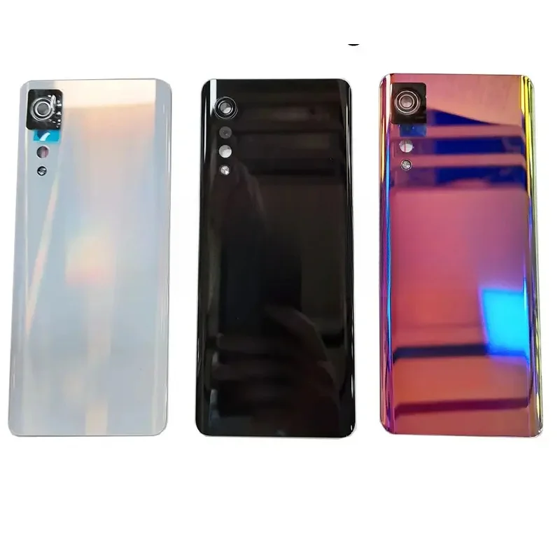 

with Camera Lens For LG G9 Velvet 5G Battery Cover Door Rear Housing Rear LM-G900N LM-G900E Cover Korea US
