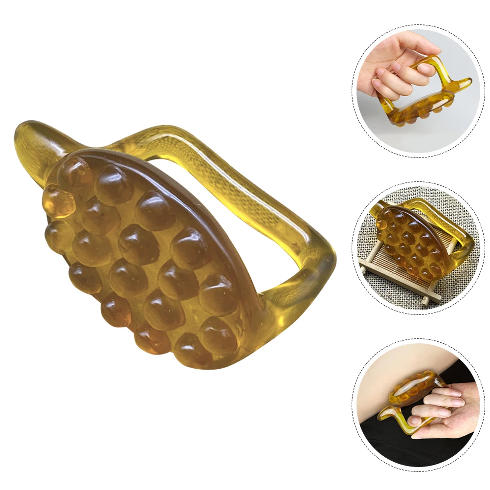 

Resin Gua Sha Comb Scraping Board for Face Body Massage Durable Smooth Design Ergonomic Handle Muscle Relax Gua Sha Board