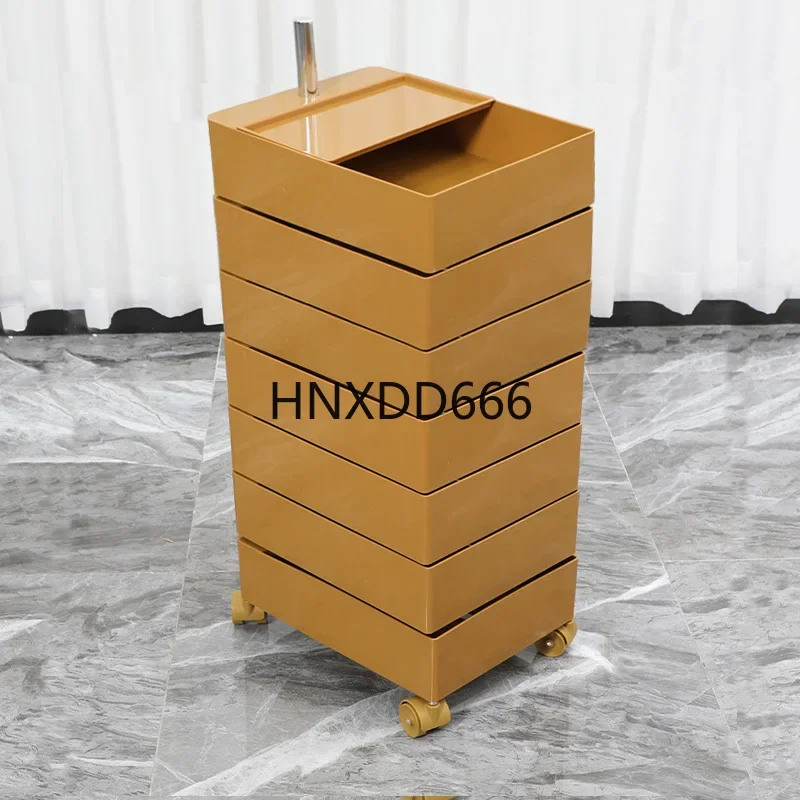 Rechargeable Hair Salon Rack Drawer Cabinet Small Hair Clipping Storage Organizer