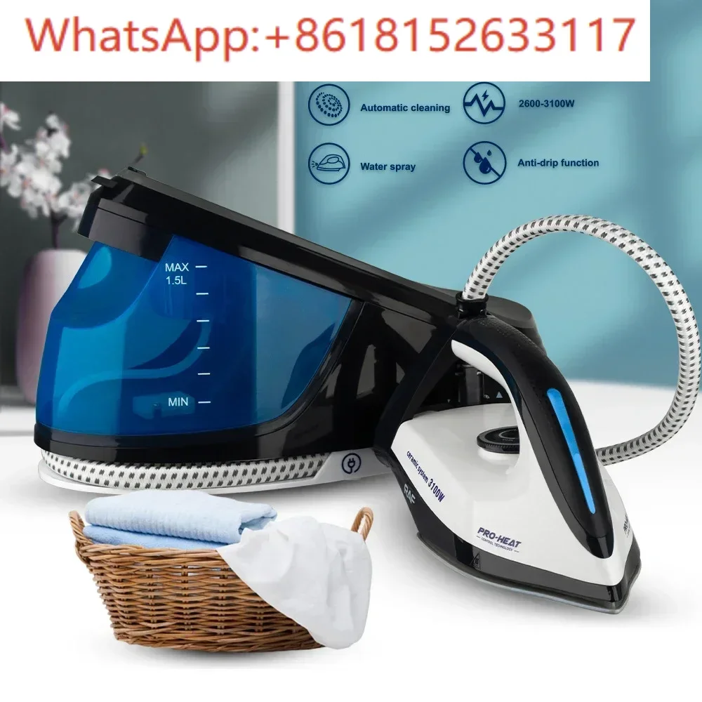 نوع الضغط البخار والحديد الجاف زجاجة من نوع الملابس الستار متجر آلة الكي المنزلية عالية الطاقة الصناعية المرجل الحديد