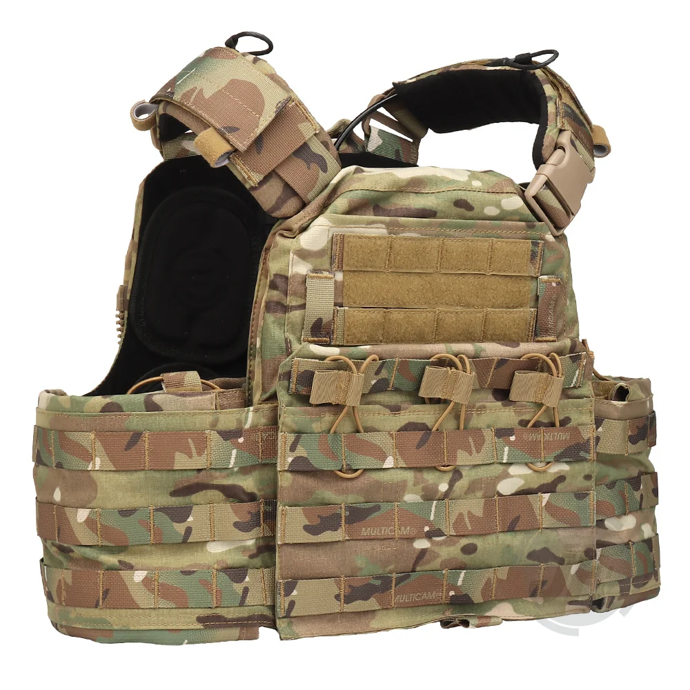 

Tactical Heavy Duty Load-bearing CPC Vest CAGE Plate Carrier MOLLE Body Armor Military Airsoft Paintball Hunting Gear Multicam