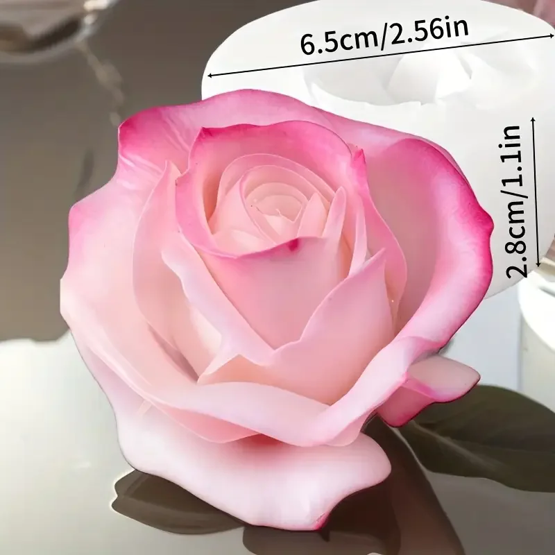 1 Piece 3D Rose Silicone Mold - огляд і ціна Resin Art Rose Petals